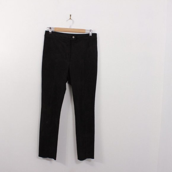 *H&M Black Sude Skinny Pant - Picture 3 of 5